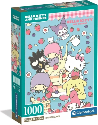Clementoni Puzzle Hello Kitty und Freunde 1000 Teile