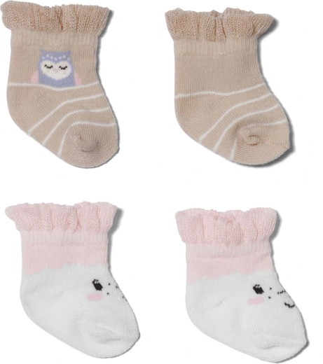 BABY born Socken Schaf und Eule (2 Paar) für Puppen 43 cm