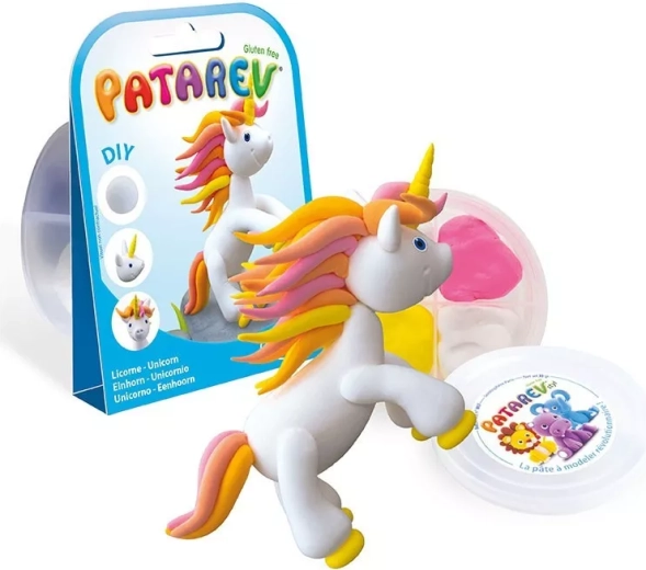 Sentosphere Modelliermasse Patarev für die Tasche – Einhorn