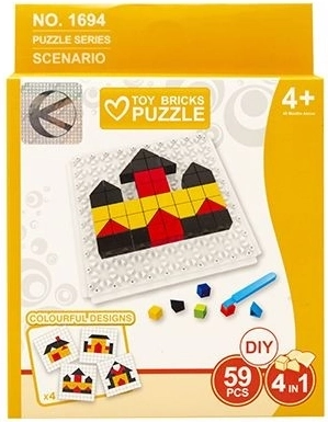 Puzzle-Bausatz mit 59 Teilen