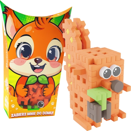 Bausteinset Mini Waffle Pocket Pets – Eichhörnchen