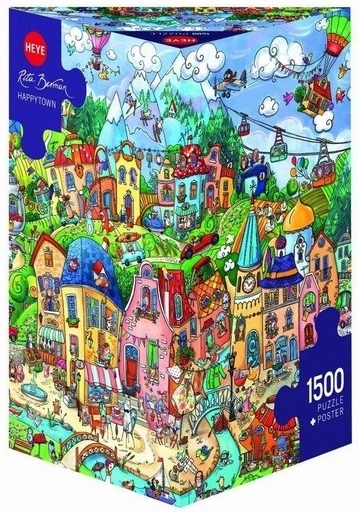 Puzzle HEYE Happytown 1500 Teile