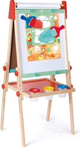 Fröhliches Malen mit Schwämmchen von Hape