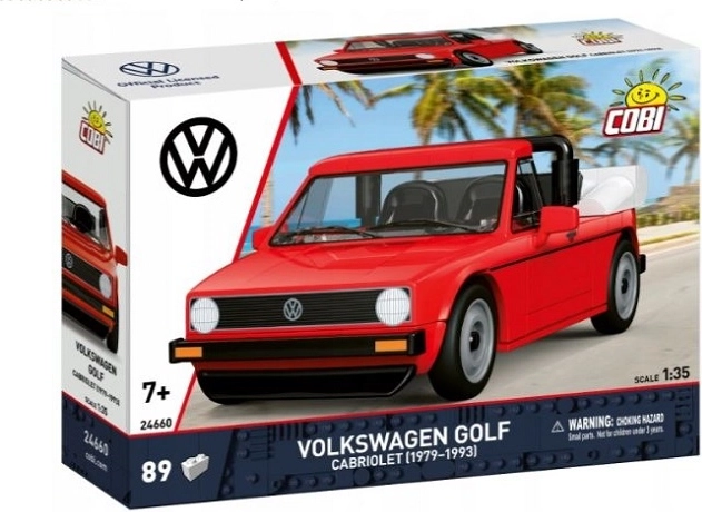 Cobi Volkswagen Golf Cabriolet 1979–1993 Bausatz 1:35 (89 Teile)