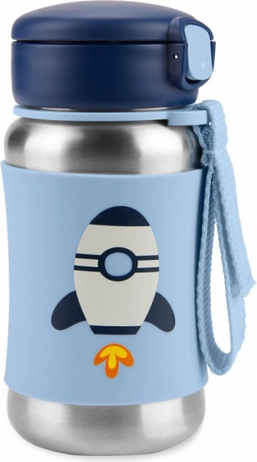 Flasche mit Strohhalm Spark Style SS Rakete