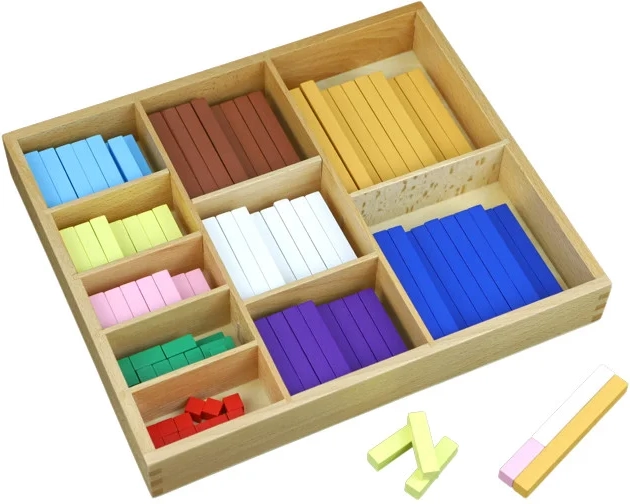 Moyo Montessori farbige Zählstäbchen