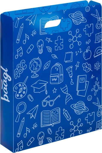 Baagl Kunststoffmappen für Schulhefte Blau
