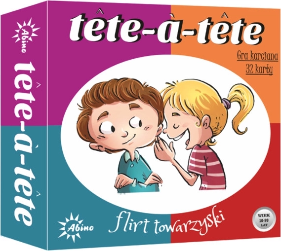 Gesellschaftliches Konversationsspiel Flirt tête-à-tête