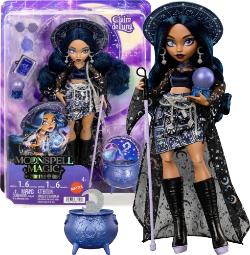 Monster High Moonspell Magic Puppe Claire de Luna 26 cm mit Zubehör