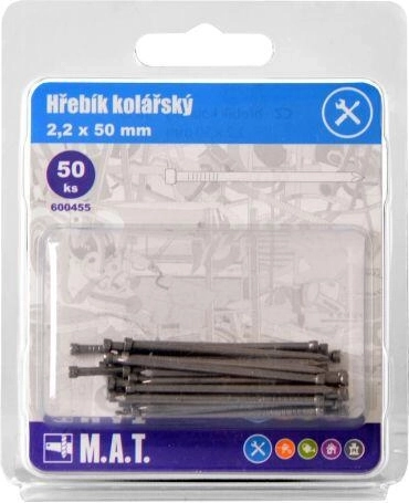 Drahtstifte 50 × 2,2 mm, 50 Stk.