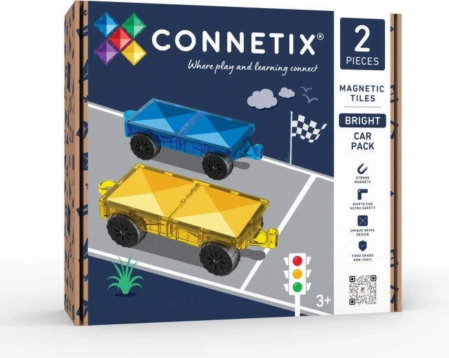 Bright Car Pack – Set mit 2 magnetischen Fahrgestellen