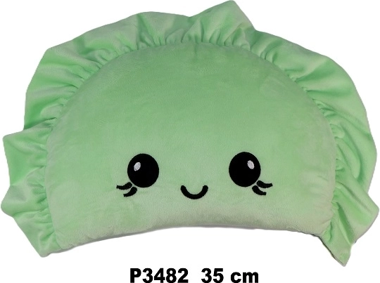 Pieróg Küchen-Schöpflöffel mit Löchern – Abtropfkelle für Pierogi, Knödel und Pasta, 35 cm, grün