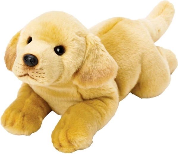 Plüschhund Labrador liegend 38 cm
