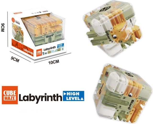 Logikspiel 3D-Labyrinthwürfel