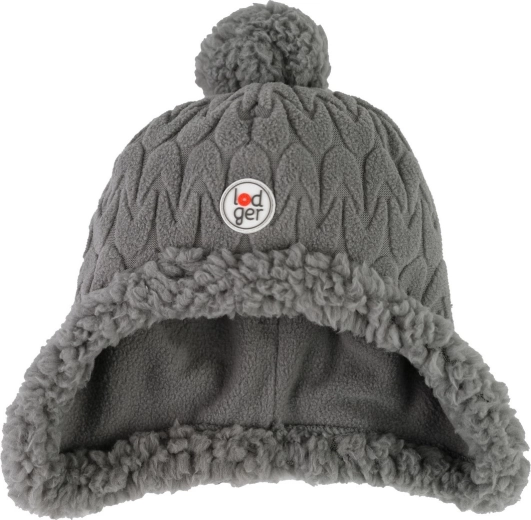Lodger Hatter Empire Fleece-Mütze Sharkskin 3–6 Monate