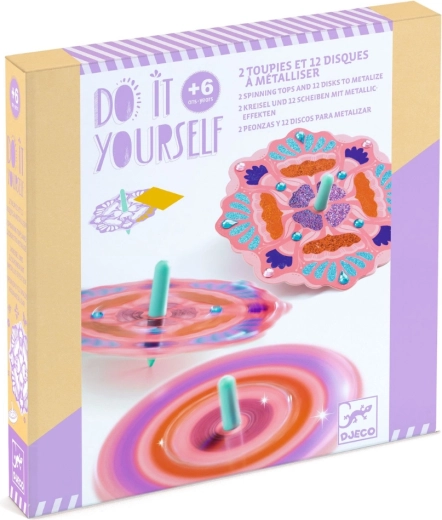 Djeco Kreativ-Set Glitzerkreisel