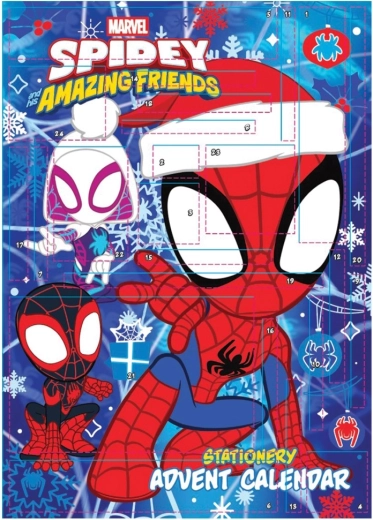 Papier-Adventskalender Spidey und seine Super-Freunde