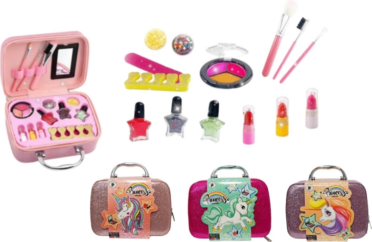 Kosmetikset für kleine Stylistinnen im Koffer