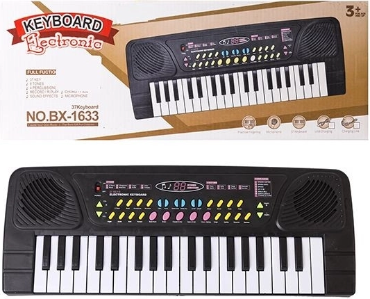 Elektronisches Kinder-Keyboard mit Mikrofon, 37 Tasten - 1 Stück