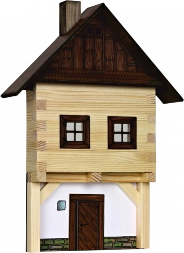 Walachia Holz-Bausatz zum Kleben – Rathaus an der Wand