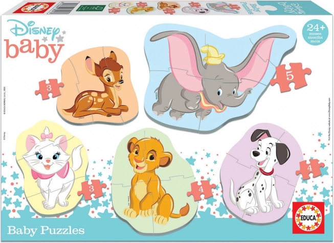 Educa Baby-Puzzle Disney Tiere 5-in-1 (3–5 Teile)