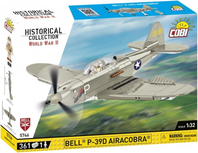 Baumodell Bell P-39D Airacobra aus 361 Teilen