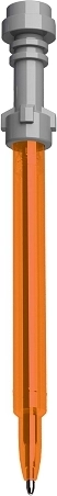 Lego Star Wars Gelstift Lichtschwert orange