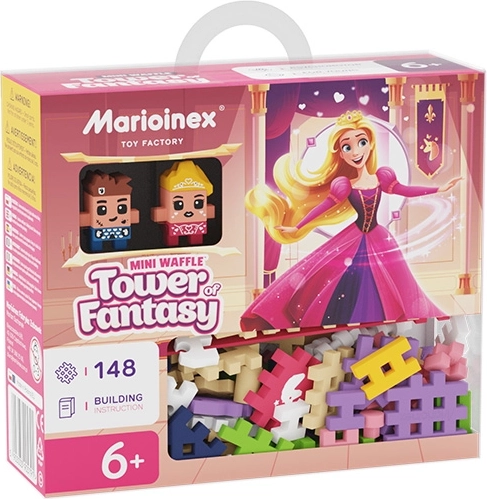 Mini-Waffelbausteine Prinzessin-Isabel-Turm, 148 Teile