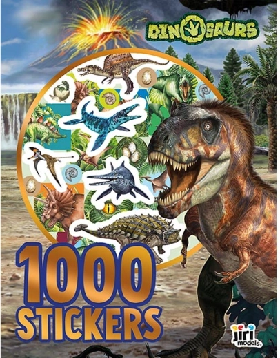 Heft mit 1000 Dino-Stickern