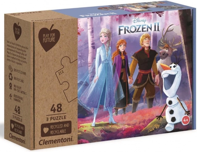 Kinderpuzzle Die Eiskönigin 2 – 3×48 Teile