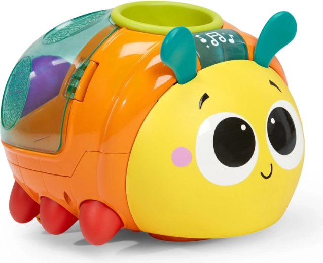 Bright Starts interaktives Spielzeug mit Bällen Spin 'n' Chase Bug für Kinder ab 6 Monaten
