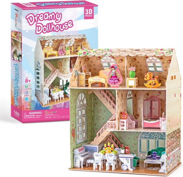 3D-Puzzle Puppenhaus Dreamy