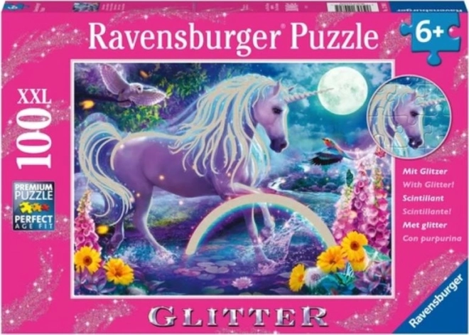 Ravensburger Puzzle mit glitzerndem Einhorn 100 Teile