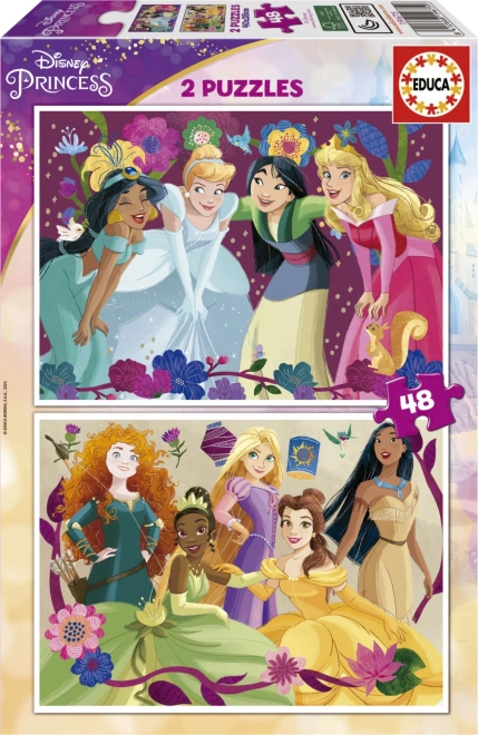Puzzle Disney Prinzessinnen 2x48 Teile