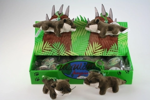 Plüsch-Otter Schlüsselanhänger 15 cm
