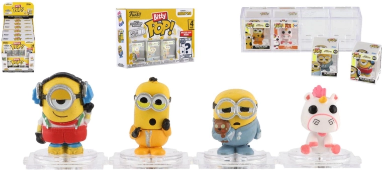 Set Funko Bitty Pop! Minions – 4 Stück