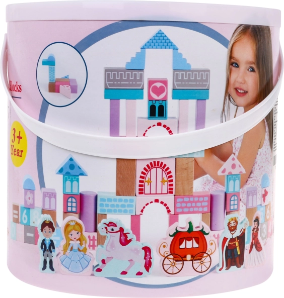 Holzbausätze für Mädchen Prinzessin im Schloss mit Formsortierer