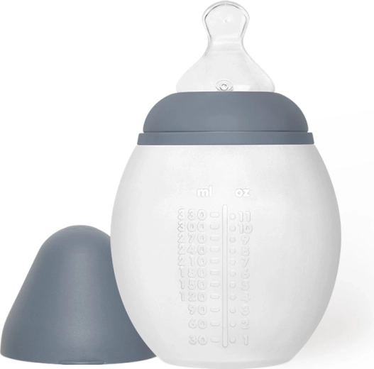 Élhée Anti-Kolik-Babyflasche 330 ml blue grey