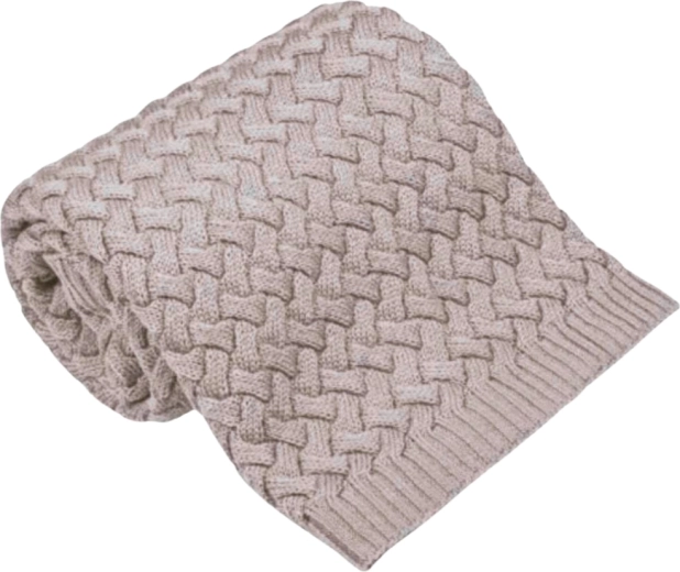 NANNA Merino-Decke Fluffy beige