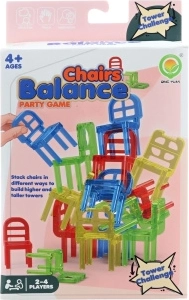 Stapelstuhl-Balancespiel