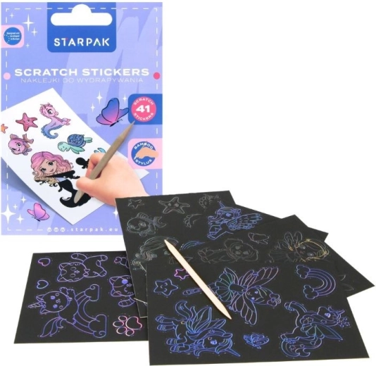 Rubbel-Sticker Fantasy 41 Stk.