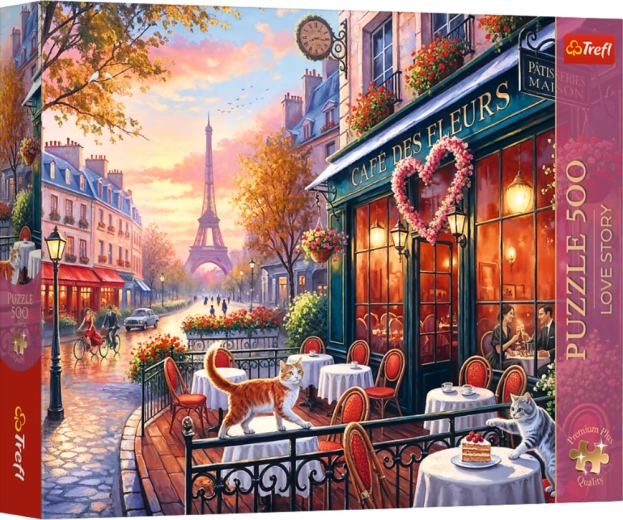 Trefl Premium Plus Puzzle 500 Teile Love Story: Liebe in Paris