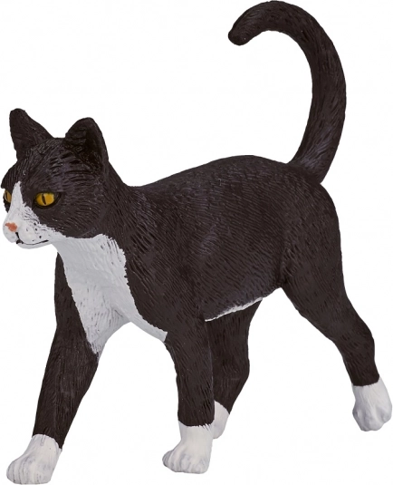 Mojo Figur Katze schwarz‑weiß