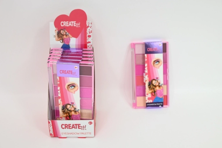Create It! Lidschattenpalette – 12 Nuancen in Rosa-Rot-Tönen