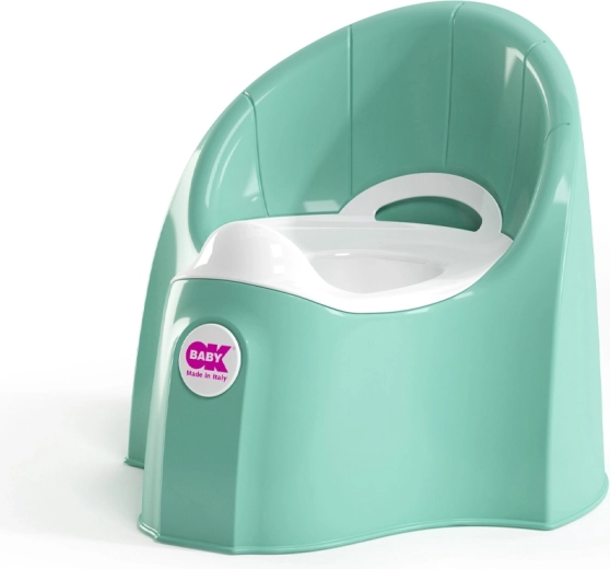 Ergonomischer Kinder-Töpfchen OK Baby Pasha mit herausnehmbarem Einsatz, Sky Blue