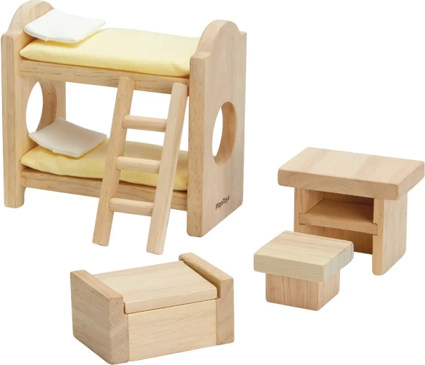 PlanToys Kinderzimmer für das Puppenhaus Classic