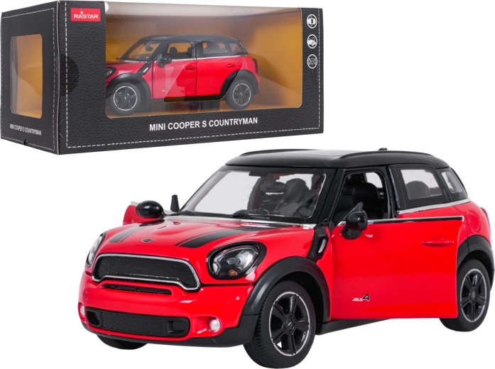 Metallmodell MINI Countryman 1:24 rot RASTAR