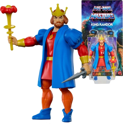 Masters of the Universe Origins – Figur King Randor mit Schwert und Zepter