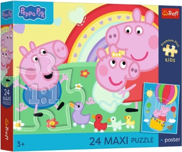 Kinderpuzzle Maxi PremPlus Kids Świnkowe dni - 1 Stück