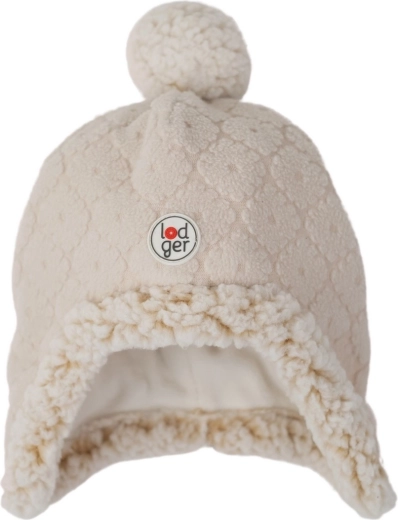 Lodger Fleece-Mütze Folklore Fleece Birch 1–2 Jahre